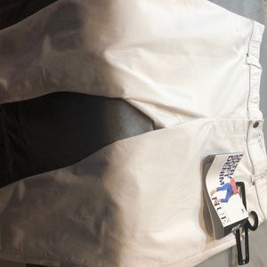 Hue ultra soft denim Capri ankle slit leggings